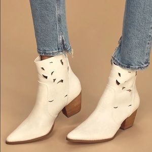 NWOT Leather Western Boots Anthropologie Coconuts by Matisse sz 8.5 in brown